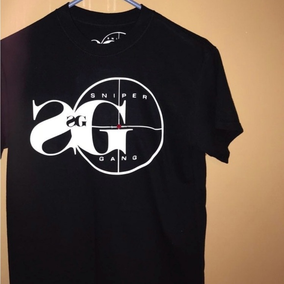 T-shirt Kodak Nera Sniper Gang Abbigliamento Hip Hop Streetwear - Foto 2